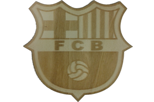 Tekst / logo hout speciale vorm